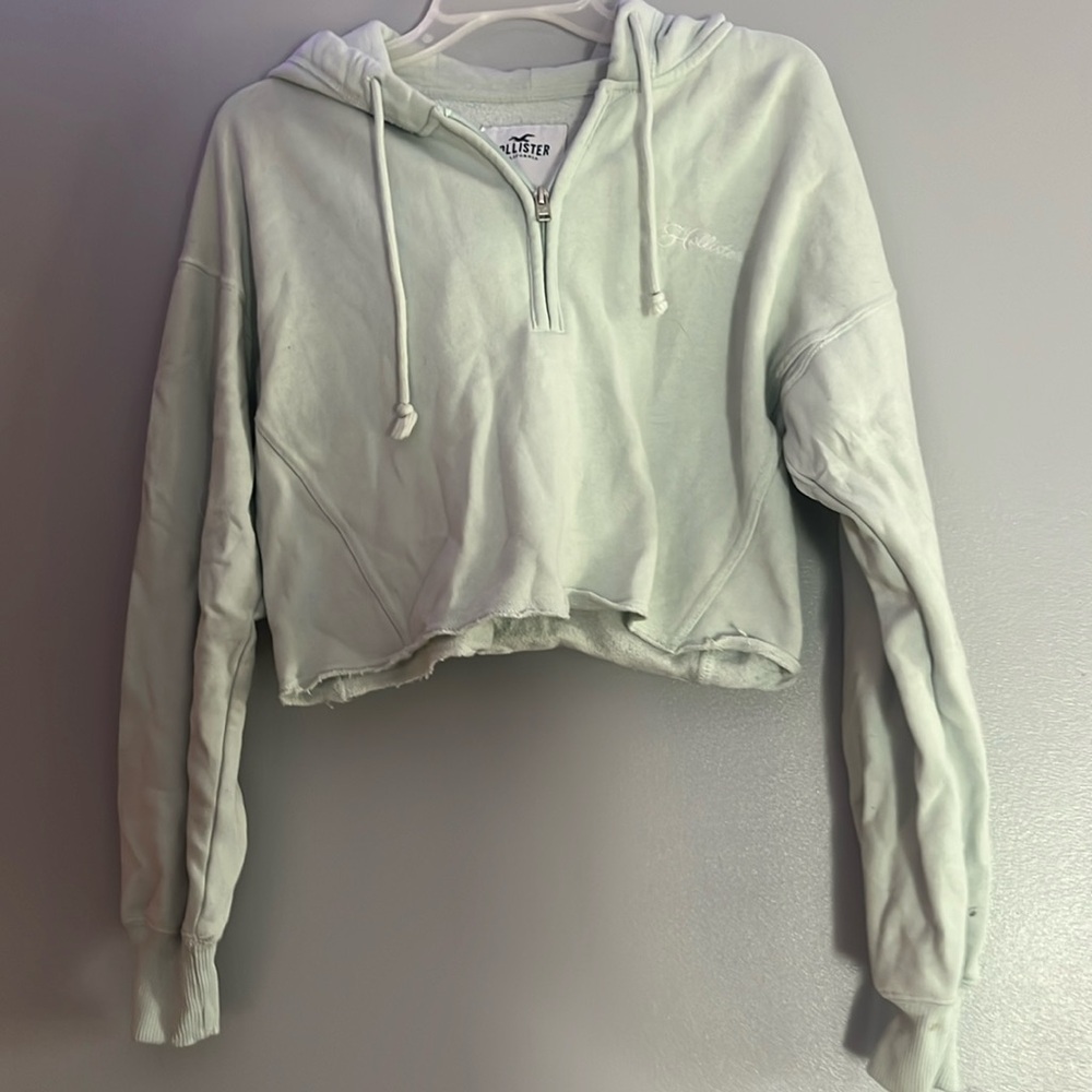 Cropped Quarter-zip Hoodie